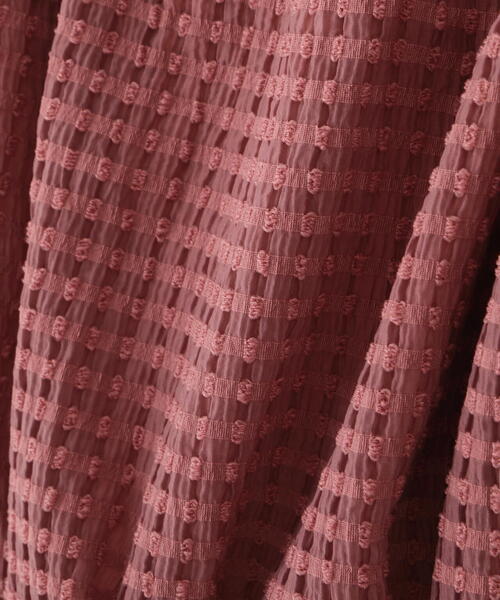 PROPORTION BODY DRESSING（プロポーションボディドレッシング）の「シアーチェックシャーリングブラウス / 1214210601（シャツ/ブラウス・レディース・ブラック/ホワイト系その他/ピンク・FREE）」の7枚目の写真