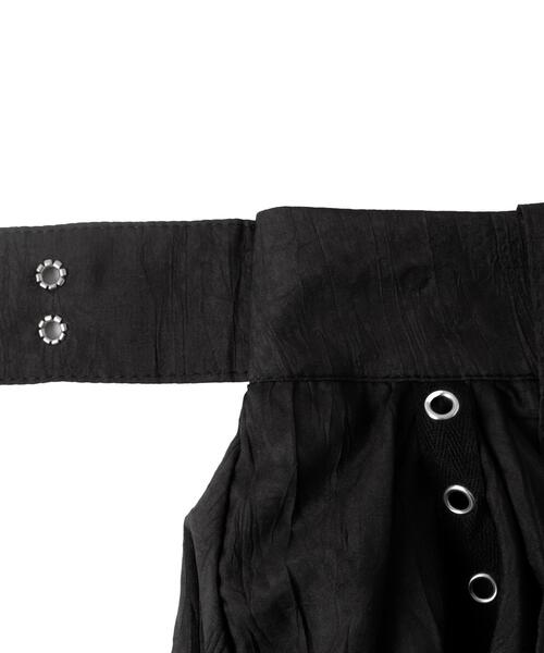 dispark（ディスパーク）の「DISPARK/ベルト付きフリルアイレットスカート（スカート・レディース・ブラック・FREE）」の17枚目の写真