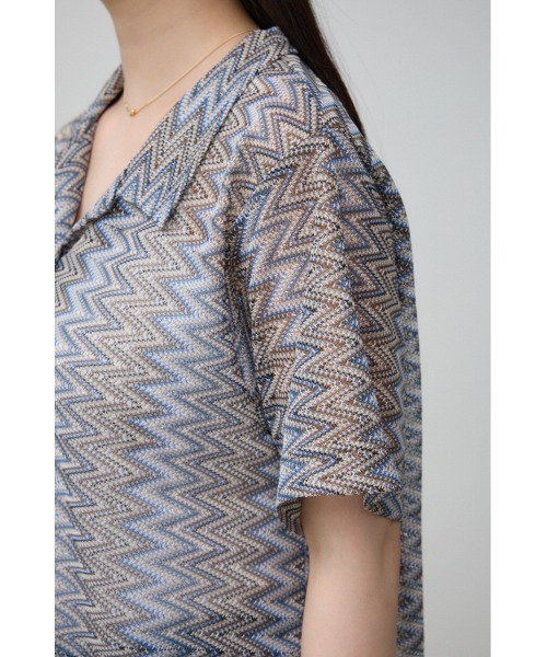 AZUL by moussy(アズールバイマウジー)の「ガラアミカーディガン(カーディガン/ボレロ・レディース・ブラウン/ブラック・FREE)」の16枚目の写真