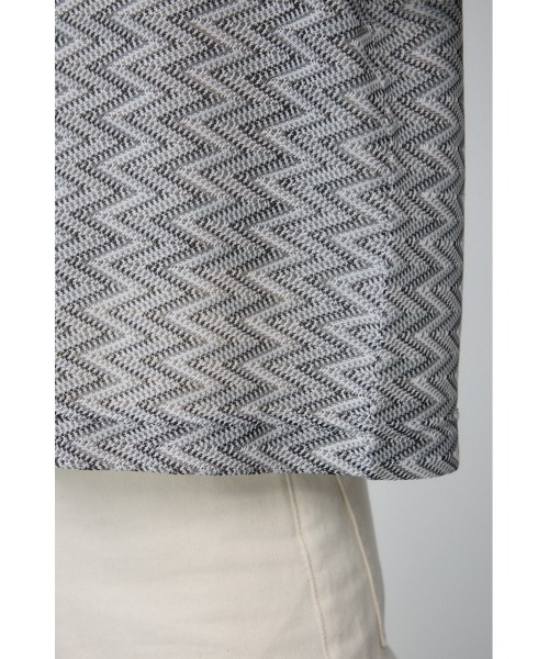 AZUL by moussy(アズールバイマウジー)の「ガラアミカーディガン(カーディガン/ボレロ・レディース・ブラウン/ブラック・FREE)」の7枚目の写真