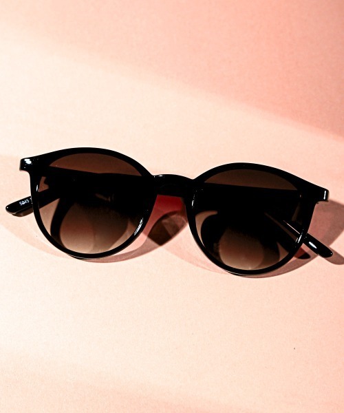 ハーフカラーレンズボストンサングラス（サングラス）｜LUXSTYLE