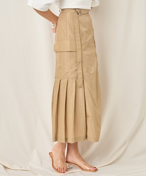 【セール】NYLON LONG SKIRT(スカート)|CIEL\'AIR(シエルエアー)