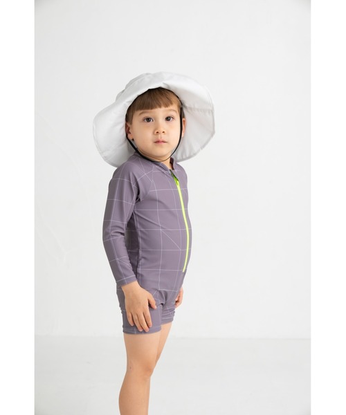 FABHUG （ファブハグ）の「ワイドブリムハット（ハット・キッズ・ブルー/グレー/オフホワイト/パープル/ピンク・L/M）」の13枚目の写真