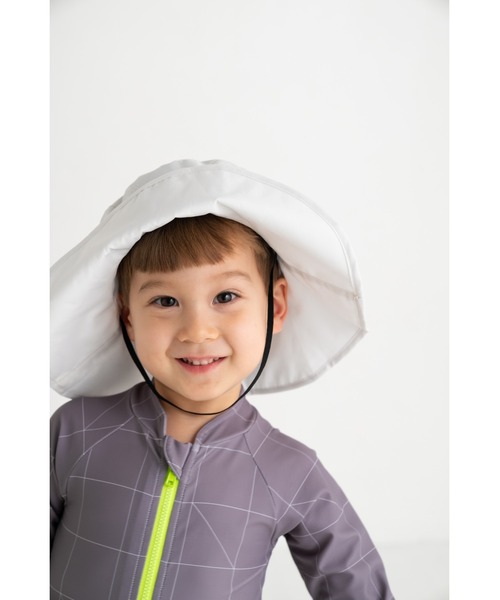 FABHUG （ファブハグ）の「ワイドブリムハット（ハット・キッズ・ブルー/グレー/オフホワイト/パープル/ピンク・L/M）」の8枚目の写真