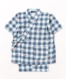 Ribbon hakka kid's（リボンハッカキッズ）の「濱文様甚平（その他トップス・キッズ）」