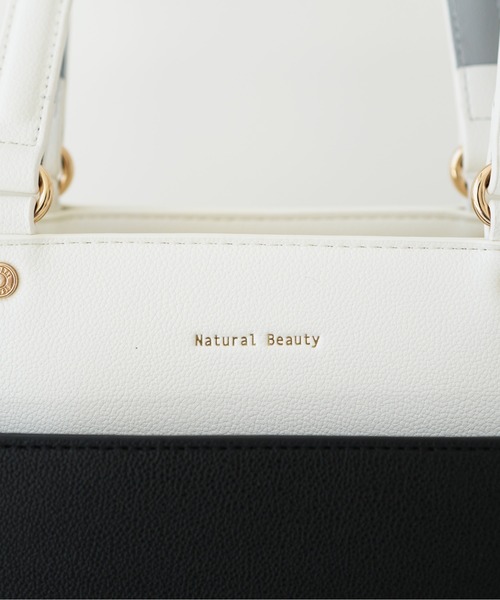 NATURAL BEAUTY(ナチュラルビューティー)の「【NATURAL BEAUTY/ナチュラルビューティー】 Amie アミ トートバッグ(トートバッグ・レディース・ピンク/ベージュ系その他/ブラック/ベージュ・FREE)」の12枚目の写真