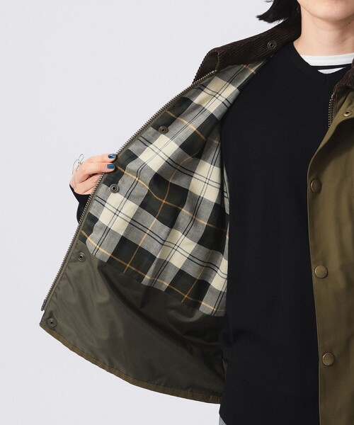 Barbour（バブアー）の「Barbour / 別注 Thornbury Jacket（ブルゾン・レディース・オリーブ/ブラック・ONE SIZE）」の12枚目の写真