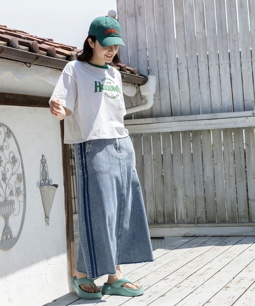 niko and...（ニコアンド）の「アソートリンガーワイドTシャツ（Tシャツ/カットソー・レディース・オフホワイト/ブルー/ナチュラル/ブラック・MEDIUM/LARGE）」の13枚目の写真