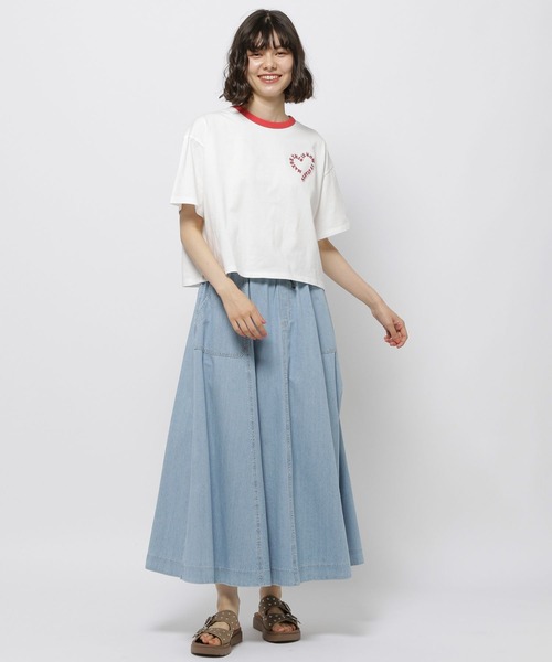 niko and...（ニコアンド）の「アソートリンガーワイドTシャツ（Tシャツ/カットソー・レディース・オフホワイト/ブルー/ナチュラル/ブラック・MEDIUM/LARGE）」の21枚目の写真