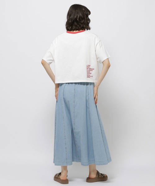 niko and（ニコアンド）の「アソートリンガーワイドTシャツ