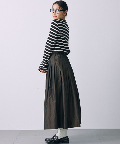 BABYLONE(バビロン)の「マリブフライスボーダーカットソー(Tシャツ/カットソー・レディース・ブラック/オレンジ・フリー)」の7枚目の写真