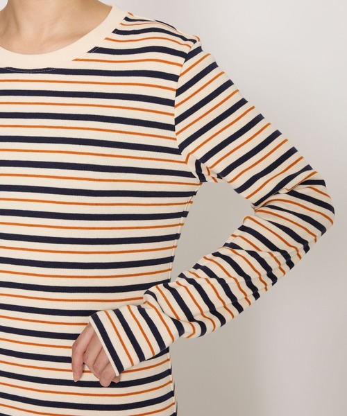 BABYLONE(バビロン)の「マリブフライスボーダーカットソー(Tシャツ/カットソー・レディース・ブラック/オレンジ・フリー)」の20枚目の写真