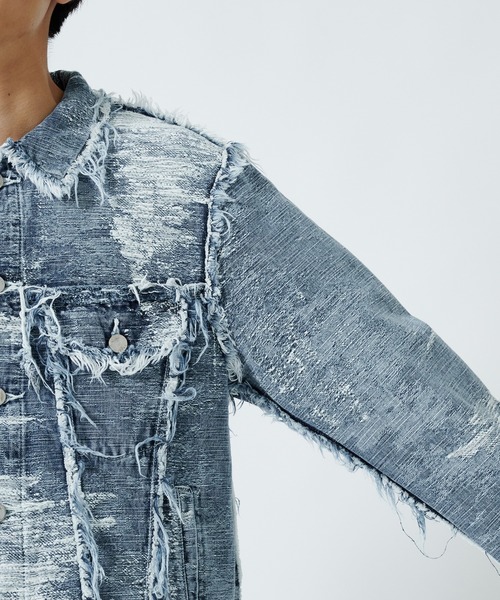 ダメージデニムジャケット TAAKK TAAKK/ターク】3RD TYPE DENIM JACKET（デニムジャケット