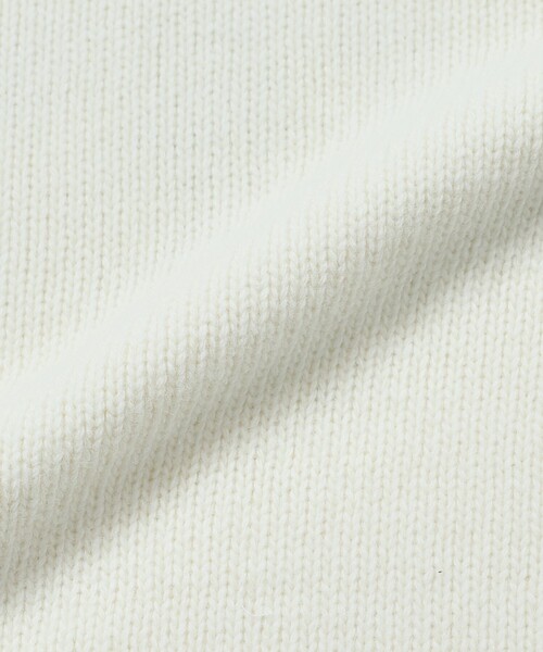 GANNI（ガニー）の「GANNI/ガニー GRAPHIC WOOL MIX KNIT / K2217 / K2252 / バタフライロゴ ラメニットベスト（ベスト・レディース・オフホワイト/ピンク・SMALL）」の6枚目の写真