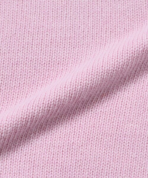 GANNI（ガニー）の「GANNI/ガニー GRAPHIC WOOL MIX KNIT / K2217 / K2252 / バタフライロゴ ラメニットベスト（ベスト・レディース・オフホワイト/ピンク・SMALL）」の4枚目の写真