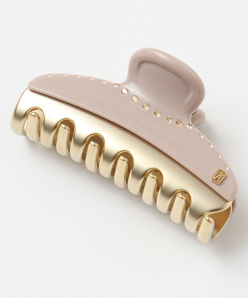 ヘアアクセサリー ALEXANDRE DE PARIS PINCE VENDOME ECLAT Alexandre de Paris regular golden jewel hair clip Pince