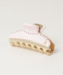 Alexandre de Paris regular beige jewel hair clip Pince