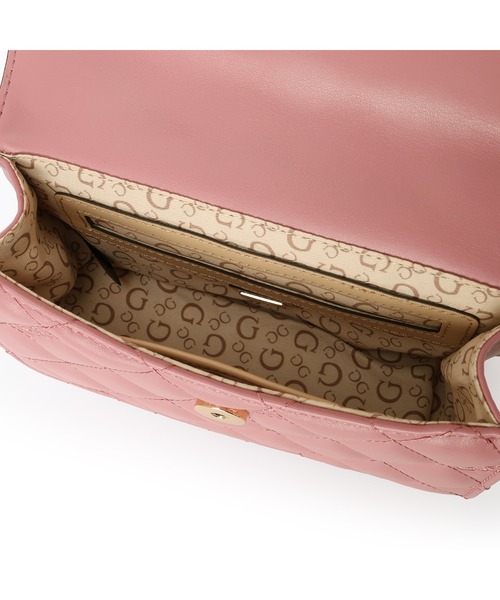 Guess（ゲス）の「FIDDLEWOOD Mini Crossbody Flap ショルダーバッグ レディース（ショルダーバッグ・レディース・ベージュ/ベビーピンク/ブラック/エメラルド・ONE SIZE）」の11枚目の写真