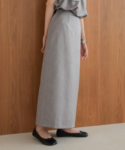 Bab(バブ)の「【セットアップ対応/S・Mサイズ展開】マットサテンナロースカート(スカート・レディース・ベージュ/ブラック/ライトグレー・M/S)」の11枚目の写真