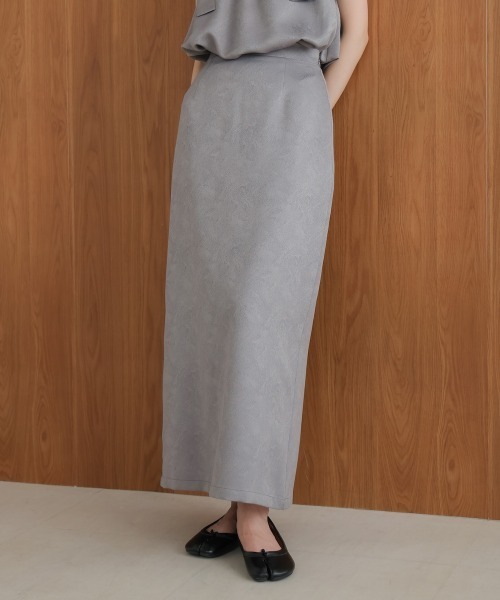 Bab(バブ)の「【セットアップ対応/S・Mサイズ展開】マットサテンナロースカート(スカート・レディース・ベージュ/ブラック/ライトグレー・M/S)」の13枚目の写真