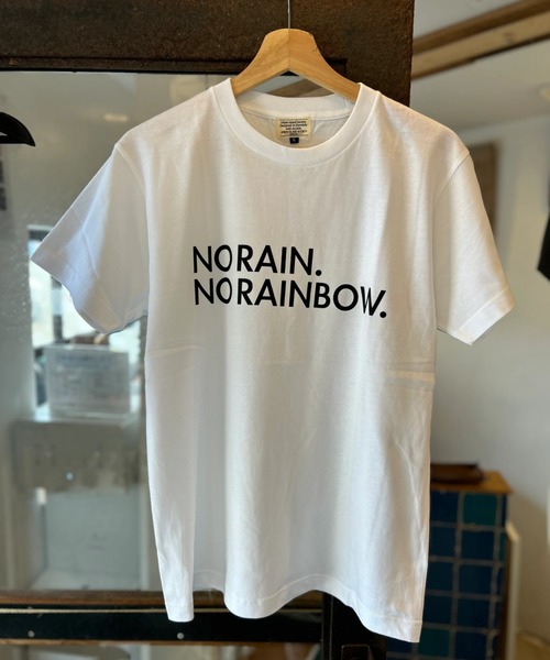【URBAN ISLAND SOCIETY/アーバンアイランドソサエティ】NO RAIN. NORAINBOW TEE/フォント半袖Tシャツ（Tシャツ/カットソー）｜URBAN ISLAND SOCIETY（アーバンアイランドソサエティ）