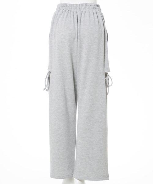 INGNI（イング）の「サイドカットリボンスウェットパンツ（スウェットパンツ・レディース・ブラック/グレー・FREE）」の19枚目の写真