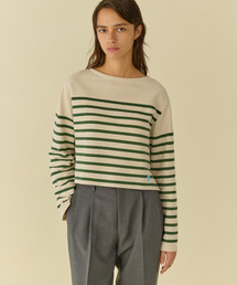 ORCIVAL | ORCIVAL | ラッセル ボートネッククロップドTシャツ WOMEN(Tシャツ/カットソー)