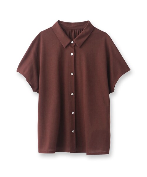 Reflect / リフレクト 【SALE／接触冷感／マシンウォッシュ／二の腕カバー】フレンチスリーブブラウス SALE／接触冷感／マシンウォッシュ／二の腕カバー】フレンチ