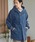 CAMBIO�i�J���r�I�j�́umj10177-Indigo URAKE Poncho Like Hooded Jacket �t�[�f�b�h�W���P�b�g�i���̑��A�E�^�[�j�v�b�u���[