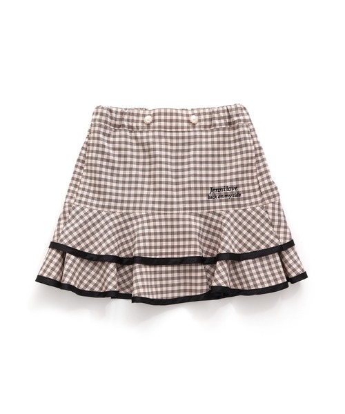 JENNI love（ジェニィラブ）の「【セットアップ対応】パールボタンティアードスカート（スカート・キッズ・ブラック/ベージュ・160cm/150cm/140cm/130cm）」の18枚目の写真