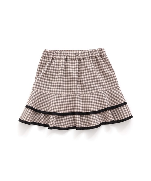 JENNI love（ジェニィラブ）の「【セットアップ対応】パールボタンティアードスカート（スカート・キッズ・ブラック/ベージュ・160cm/150cm/140cm/130cm）」の19枚目の写真