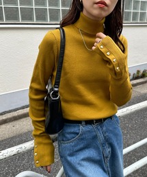 リブ」に該当するトップス（イエロー/黄色系）ファッション通販 - ZOZOTOWN