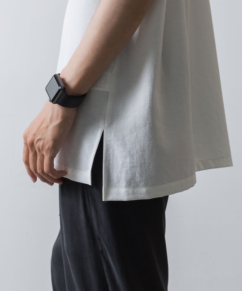 ATTACHMENT(アタッチメント)の「PE/CO/LI ツイル オープンカラー S/Sシャツ / PE/CO/LI TWILL OPEN COLLAR S/S SHIRT(シャツ/ブラウス・メンズ・ベージュ/ホワイト/ブラック/ライトピンク・1/2/3)」の17枚目の写真