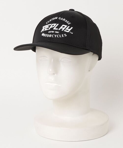 【セール】ナイロンツイルレタリングCAP（キャップ）｜REPLAY（リプレイ）