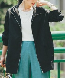 IEDIT（イディット）の「ＩＥＤＩＴ　すそフォルムで着映える　すっきりシルエットの撥水（はっすい）素材マウンテンパーカー〈ブラック〉（マウンテンパーカー）」