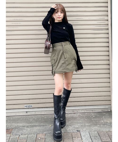 MURUA（ムルーア）の「フロッキーロゴプレートトップス（Tシャツ/カットソー・レディース・ブラック/ホワイト/ピンク・FREE）」の18枚目の写真