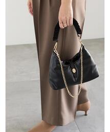 フリルハンドルワンショルダーバッグ