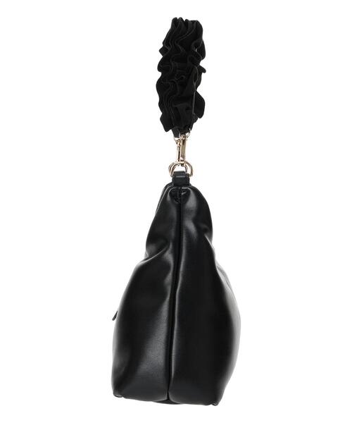 Te chichi（テチチ）の「フリルハンドルワンショルダーバッグ（ハンドバッグ・レディース・ブラック/ダークブラウン/オフホワイト・F）」の9枚目の写真