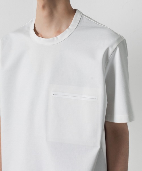 ATTACHMENT(アタッチメント)の「【 直営店・ZOZOTOWN限定 】ポンチジャージー レギュラーフィットTEE S/S / PONTE JERSEY REGULAR FIT TEE S/S(Tシャツ/カットソー・メンズ・ホワイト/ブラック・2/1/3/4)」の6枚目の写真