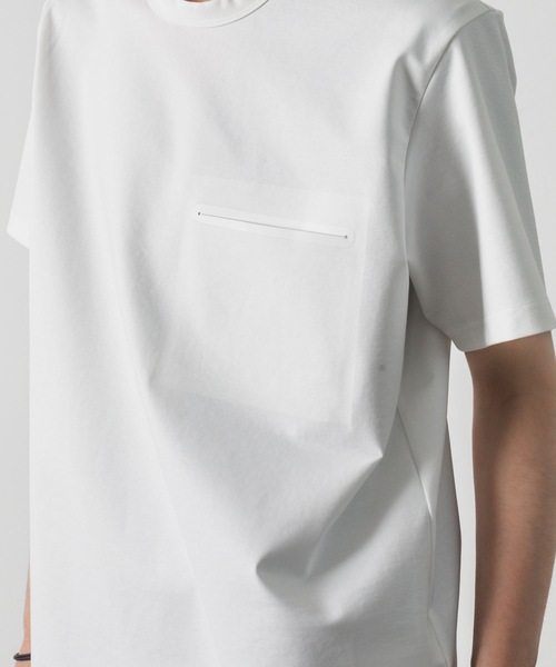 ATTACHMENT(アタッチメント)の「【 直営店・ZOZOTOWN限定 】ポンチジャージー レギュラーフィットTEE S/S / PONTE JERSEY REGULAR FIT TEE S/S(Tシャツ/カットソー・メンズ・ホワイト/ブラック・2/1/3/4)」の7枚目の写真
