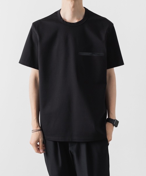 【新品未使用】DETAIL PONTE T-SHIRTブラック 直営店・ZOZOTOWN限定 】ポンチジャージー レギュラーフィット