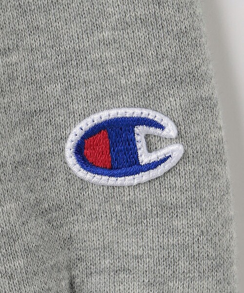 Champion（チャンピオン）の「＜Champion＞TJ CP クルーネック スウェット ロゴ / キッズ  140cm-160cm（スウェット・キッズ・ネイビー/ライトグレー/オフホワイト・160cm/140cm/150cm）」の10枚目の写真