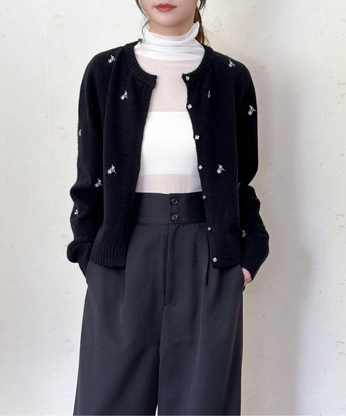 Per sist ence(パーシエンス)の「TRツイルウエスト折り返しタックワイドパンツ(その他パンツ・レディース・ブラック/グレイッシュベージュ/ベージュ系/グレー/チャコールグレー・FREE)」の7枚目の写真