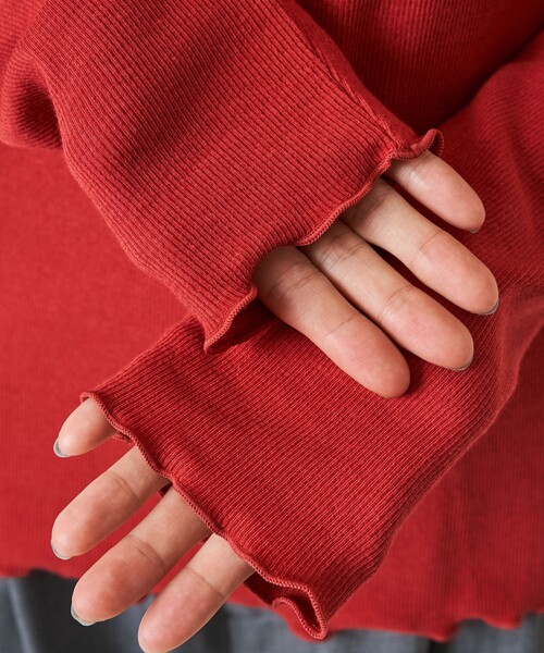 セール】限定展開 Ginger メロー ロングスリーブ トップス（抗菌防臭