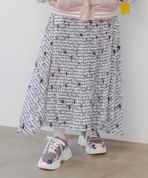 ScoLar（スカラー）の「ScoLar/スカラー　前プリーツ加工総柄SK（スカート・レディース）」