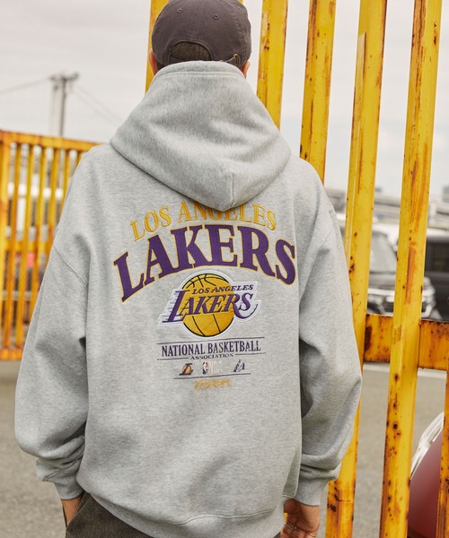 NBA/エヌビーエー 別注 ロゴ刺繍/プリント ヴィンテージライク