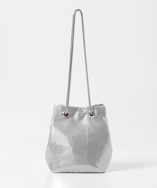 URBAN RESEARCH ROSSO WOMEN（アーバンリサーチ　ロッソ）の「メタルメッシュバッグ（ショルダーバッグ・レディース・シルバー・-）」の4枚目の写真