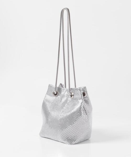URBAN RESEARCH ROSSO WOMEN（アーバンリサーチ　ロッソ）の「メタルメッシュバッグ（ショルダーバッグ・レディース・シルバー・-）」の5枚目の写真