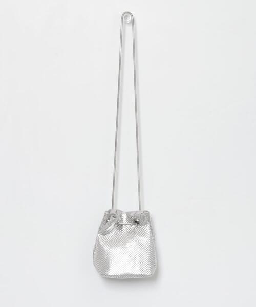 URBAN RESEARCH ROSSO WOMEN（アーバンリサーチ　ロッソ）の「メタルメッシュバッグ（ショルダーバッグ・レディース・シルバー・-）」の6枚目の写真