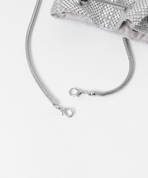 URBAN RESEARCH ROSSO WOMEN（アーバンリサーチ　ロッソ）の「メタルメッシュバッグ（ショルダーバッグ・レディース・シルバー・-）」の8枚目の写真
